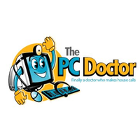 The PC Doctor logo, The PC Doctor contact details