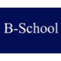 B-School logo, B-School contact details