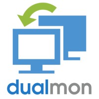 dualmon logo, dualmon contact details