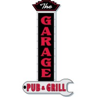 The Garage Pub and Grill logo, The Garage Pub and Grill contact details