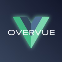 OverVue logo, OverVue contact details