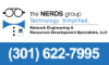 The NERDS Group logo, The NERDS Group contact details