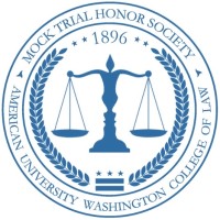 Washington College of Law Mock Trial Honor Society logo, Washington College of Law Mock Trial Honor Society contact details