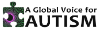 A Global Voice for Autism logo, A Global Voice for Autism contact details