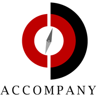 Accompany logo, Accompany contact details