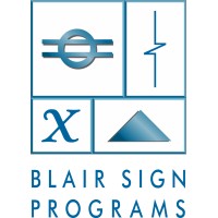 BLAIR SIGN PROGRAMS logo, BLAIR SIGN PROGRAMS contact details