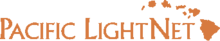 Pacific LightNet logo, Pacific LightNet contact details