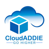 CloudADDIE logo, CloudADDIE contact details