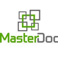 MasterDoc logo, MasterDoc contact details