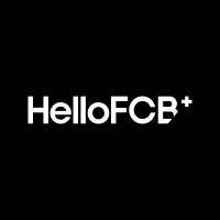 HelloFCB+ logo, HelloFCB+ contact details