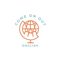 Come on Out - English logo, Come on Out - English contact details