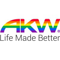 AKW logo, AKW contact details