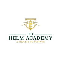 The Helm Academy logo, The Helm Academy contact details