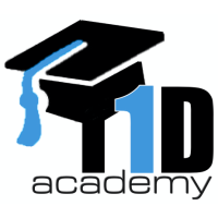 T1D Academy logo, T1D Academy contact details