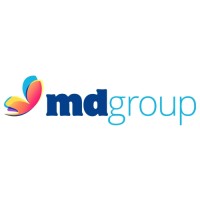 MD Group logo, MD Group contact details