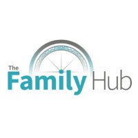 The Family Hub logo, The Family Hub contact details