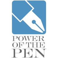 POWER OF THE PEN logo, POWER OF THE PEN contact details