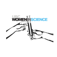 UBC Women in Science logo, UBC Women in Science contact details