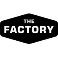 The Factory logo, The Factory contact details