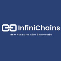 InfiniChains logo, InfiniChains contact details