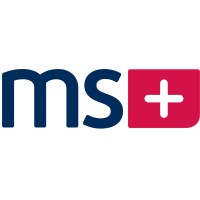 MS+ logo, MS+ contact details