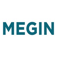 MEGIN logo, MEGIN contact details