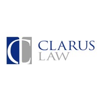 Clarus Law logo, Clarus Law contact details