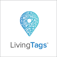 LivingTags logo, LivingTags contact details