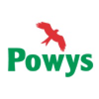 Powys County Council logo, Powys County Council contact details