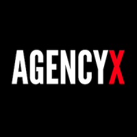 AgencyX logo, AgencyX contact details