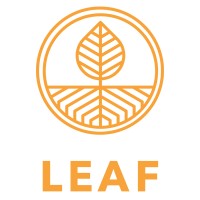 LEAF logo, LEAF contact details