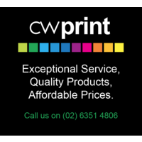 CW Print logo, CW Print contact details