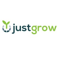 JustGrow logo, JustGrow contact details