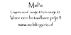 Mel's logo, Mel's contact details