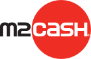 M2CASH logo, M2CASH contact details