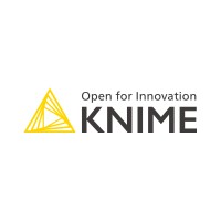 KNIME logo, KNIME contact details