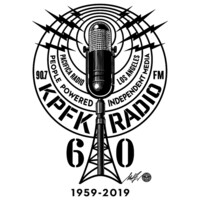 KPFK logo, KPFK contact details