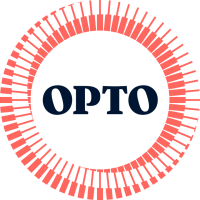 OPTO logo, OPTO contact details