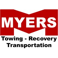 Myers Towing logo, Myers Towing contact details