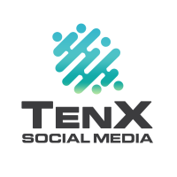 TenX Social Media logo, TenX Social Media contact details