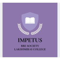 IMPETUS, The BBE Society, Lakshmibai College logo, IMPETUS, The BBE Society, Lakshmibai College contact details