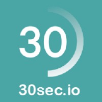 30sec.io logo, 30sec.io contact details