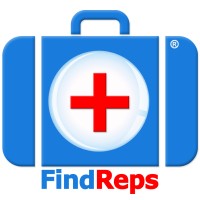 FindReps logo, FindReps contact details