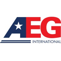 AEG International logo, AEG International contact details