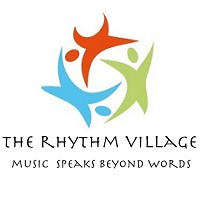 The Rhythm Village logo, The Rhythm Village contact details