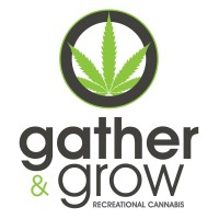 gather & grow recreational cannabis logo, gather & grow recreational cannabis contact details