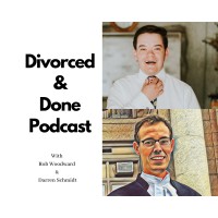 The Divorced and Done Podcast logo, The Divorced and Done Podcast contact details