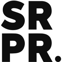 SR PR. logo, SR PR. contact details