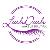 LashDash logo, LashDash contact details