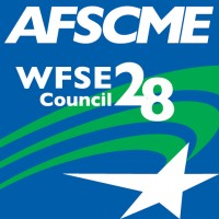 WFSE, AFSCME Council 28 logo, WFSE, AFSCME Council 28 contact details